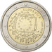 Słowenia, 2 Euro, Drapeau européen, 2015, MS(63), Bimetaliczny, KM:New