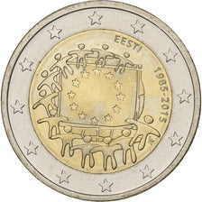 Estonia, 2 Euro, Flag, 2015, SPL, Bi-metallico
