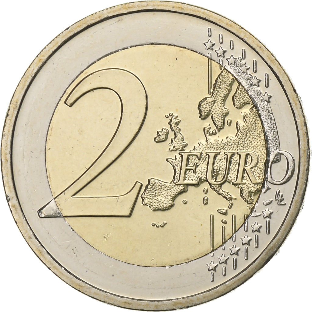 Ireland, 2 Euro, 10 years euro, 2012, MS(63), Bi-Metallic