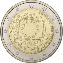 Portugal, 2 Euro, 2015, 30 ans   Drapeau européen, MS(63), Bi-Metallic, KM:New