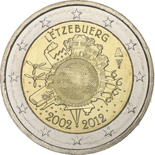 Luxembourg, 2 Euro, 10 years euro, 2012, SUP+, Bi-Metallic, KM:119
