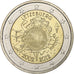 Luxembourg, 2 Euro, 10 years euro, 2012, SUP+, Bi-Metallic, KM:119