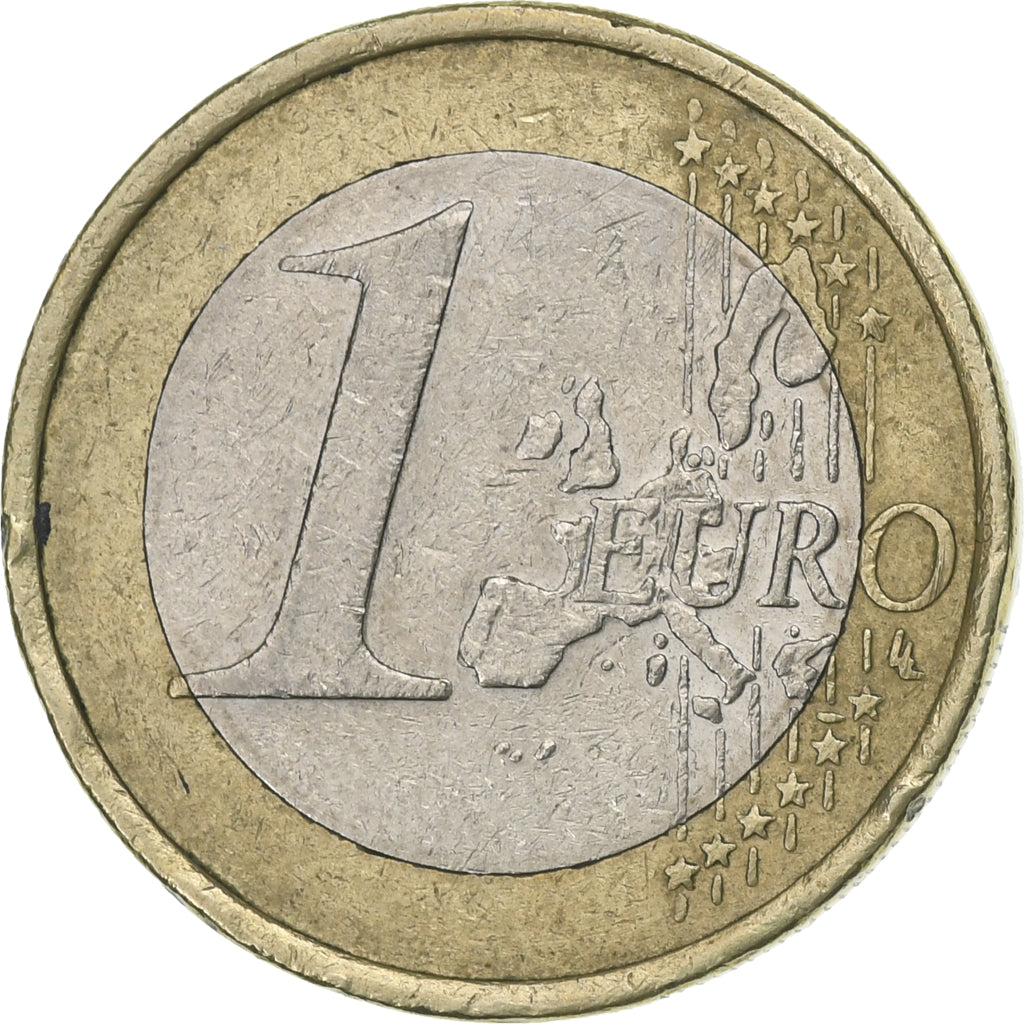 Niemcy - RFN, Euro, 2002, Karlsruhe, Bimetaliczny, F(12-15), KM:213
