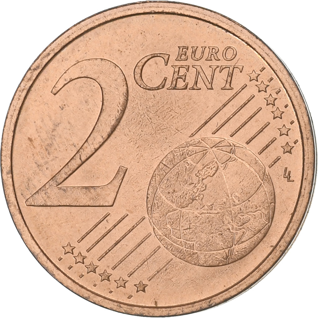 Vatikanstadt, Benedict XVI, 2 Euro Cent, 2006, Rome, Copper Plated Steel, VZ