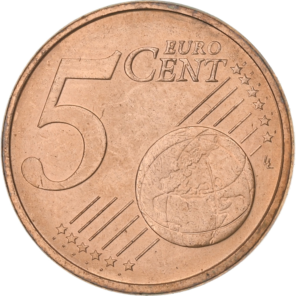 Vaticaanstad, Benedict XVI, 5 Euro Cent, 2006, Rome, Copper Plated Steel, PR