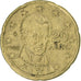 Greece, 20 Euro Cent, 2002, EF(40-45), Brass, KM:185