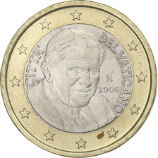 VATICAN CITY, Benedict XVI, Euro, 2006, Rome, Bi-Metallic, AU(55-58), KM:388