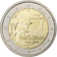 San Marino, 2 Euro, Donatello., 2016, Bi-Metallic, MS(63)