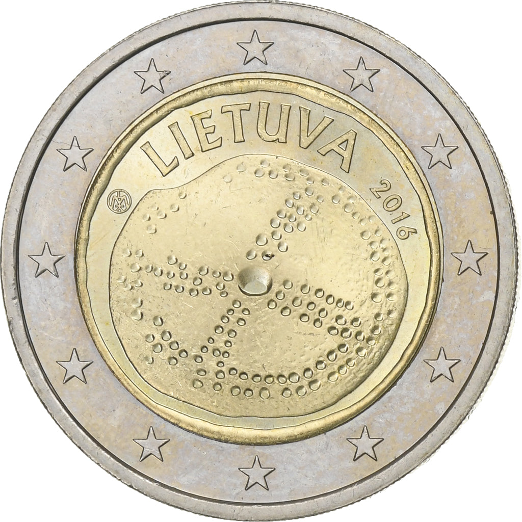Lithuania, 2 Euro, CULTURE BALTE, 2016, Bi-Metallic, AU(55-58), KM:New