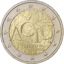 Lituania, 2 Euro, 2015, Bi-metallico, SPL, KM:213