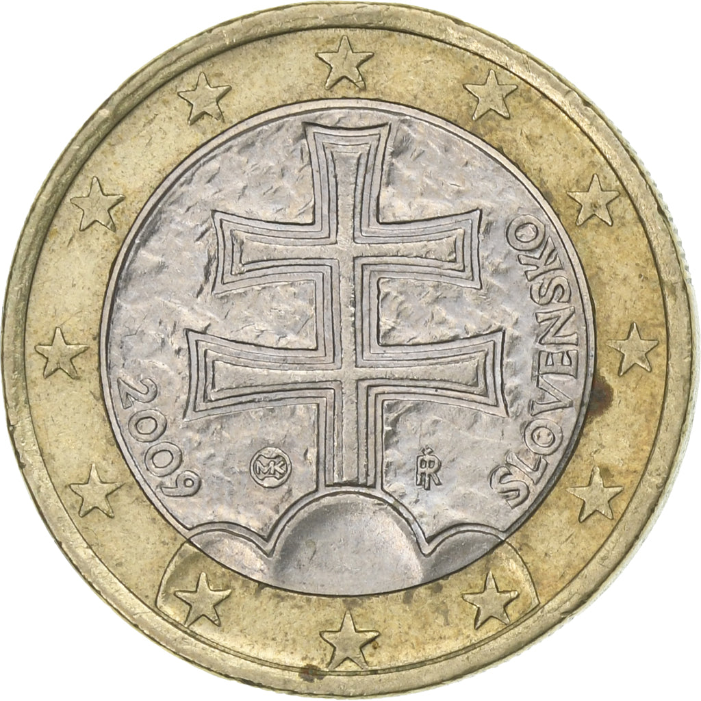 Słowacja, Euro, 2009, Kremnica, Bimetaliczny, EF(40-45), KM:101