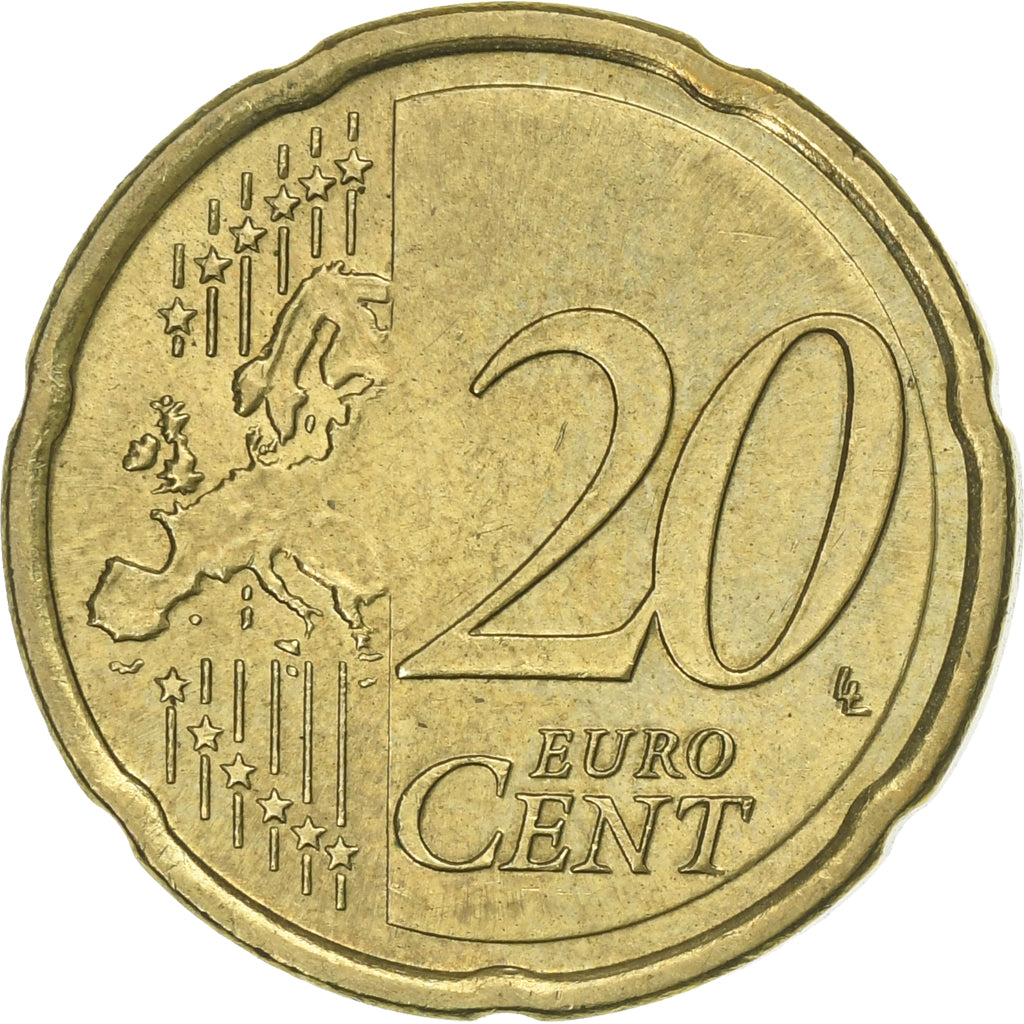 Slowakei, 20 Euro Cent, 2009, Kremnica, Messing, SS, KM:99