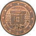 Malta, 5 Euro Cent, 2008, Paris, Copper Plated Steel, EF(40-45), KM:127