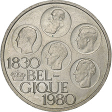 Coin, Belgium, 500 Francs, 500 Frank, 1980,Brussels,AU(55-58),Silver Clad,KM 161