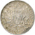 Frankreich, 50 Centimes, Semeuse, 1917, Paris, Silber, SS, Gadoury:420, KM:854
