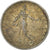 France, Franc, Semeuse, 1918, Paris, Silver, VF(20-25), Gadoury:532, KM:844.1
