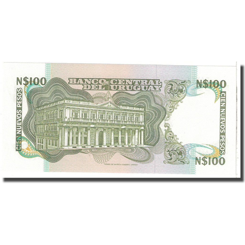 Banknote, Uruguay, 100 Nuevos Pesos, KM:62a, UNC(65-70)