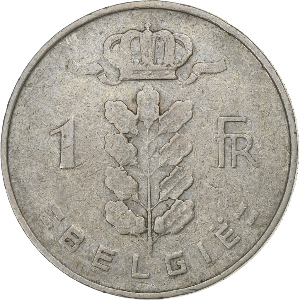 Münze, Belgien, Franc, 1950, S+, Copper-nickel, KM:143.1