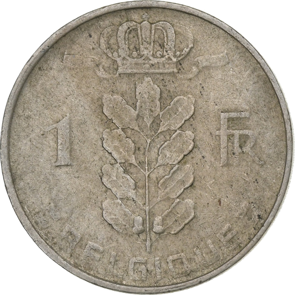 Belgien, Franc, 1961, Kupfer-Nickel, S+, KM:143.1