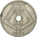 Coin, Belgium, 25 Centimes, 1938, VF(30-35), Nickel-brass, KM:115.1