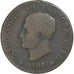Estados italianos, KINGDOM OF NAPOLEON, Napoleon I, Centesimo, 1808, Milan