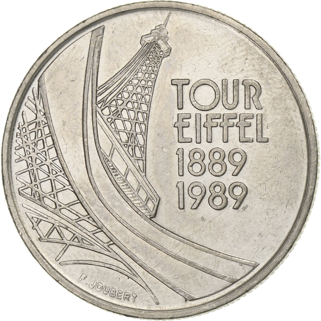 Francia, 5 Francs, Tour Eiffel, 1989, Paris, Nichel, SPL-, Gadoury:772, KM:968