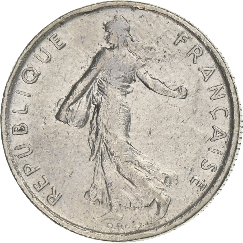 France, 1/2 Franc, Semeuse, 1965, Monnaie de Paris, Nickel, EF(40-45)