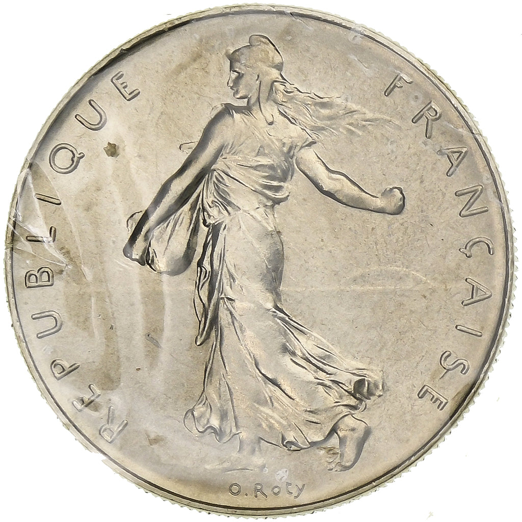 Francia, Semeuse, Franc, 1974, Paris, série FDC, FDC, Níquel, KM:925.1