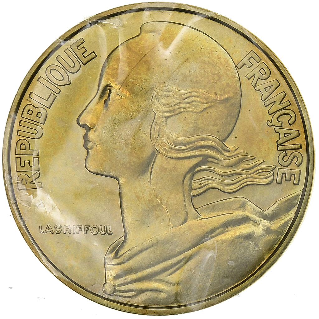 Francia, Marianne, 20 Centimes, 1974, Paris, série FDC, FDC, Alluminio-bronzo