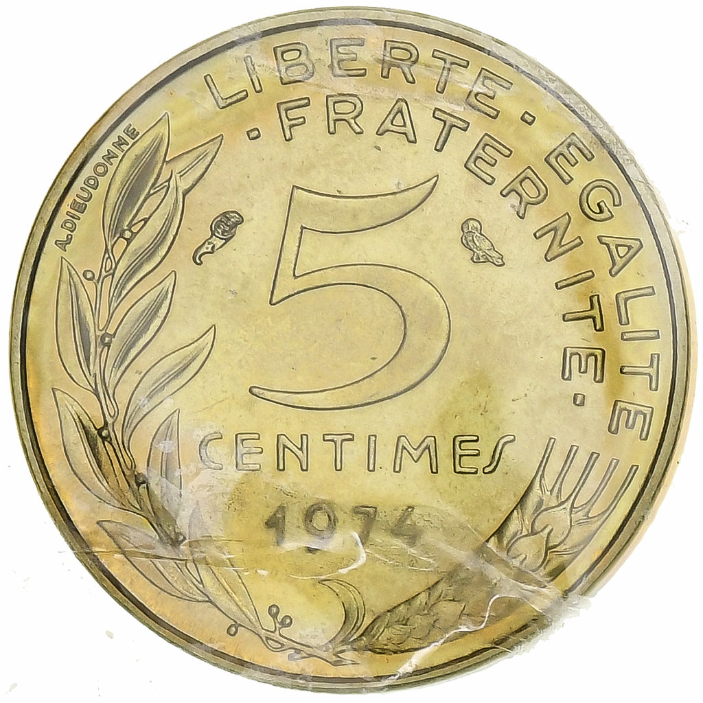 Frankreich, Marianne, 5 Centimes, 1974, Paris, série FDC, STGL