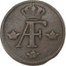 Sweden, Adolf Frederick, Ore, S.M., 1760, Copper, VF(30-35), KM:460