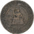 INDOCINA FRANCESE, Cent, 1886, Paris, Bronzo, B, Lecompte:38, KM:1