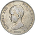 Spain, Alfonso XIII, 5 Pesetas, 1890, Madrid, Silver, VF(20-25), KM:689