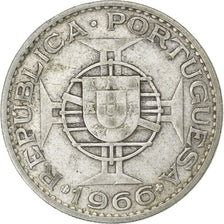Coin, Mozambique, 20 Escudos, 1966, VF(30-35), Silver, KM:80a