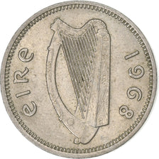 Monnaie, IRELAND REPUBLIC, 3 Pence, 1968, TTB+, Copper-nickel, KM:12a
