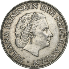 Holandia, Juliana, 2-1/2 Gulden, 1959, Srebro, AU(55-58), KM:185