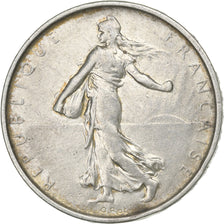 Francia, 5 Francs, Semeuse, 1966, Paris, Plata, MBC+, Gadoury:770, KM:926