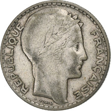 Frankrijk, 10 Francs, Turin, 1929, Paris, Zilver, ZF+, Gadoury:801, KM:878
