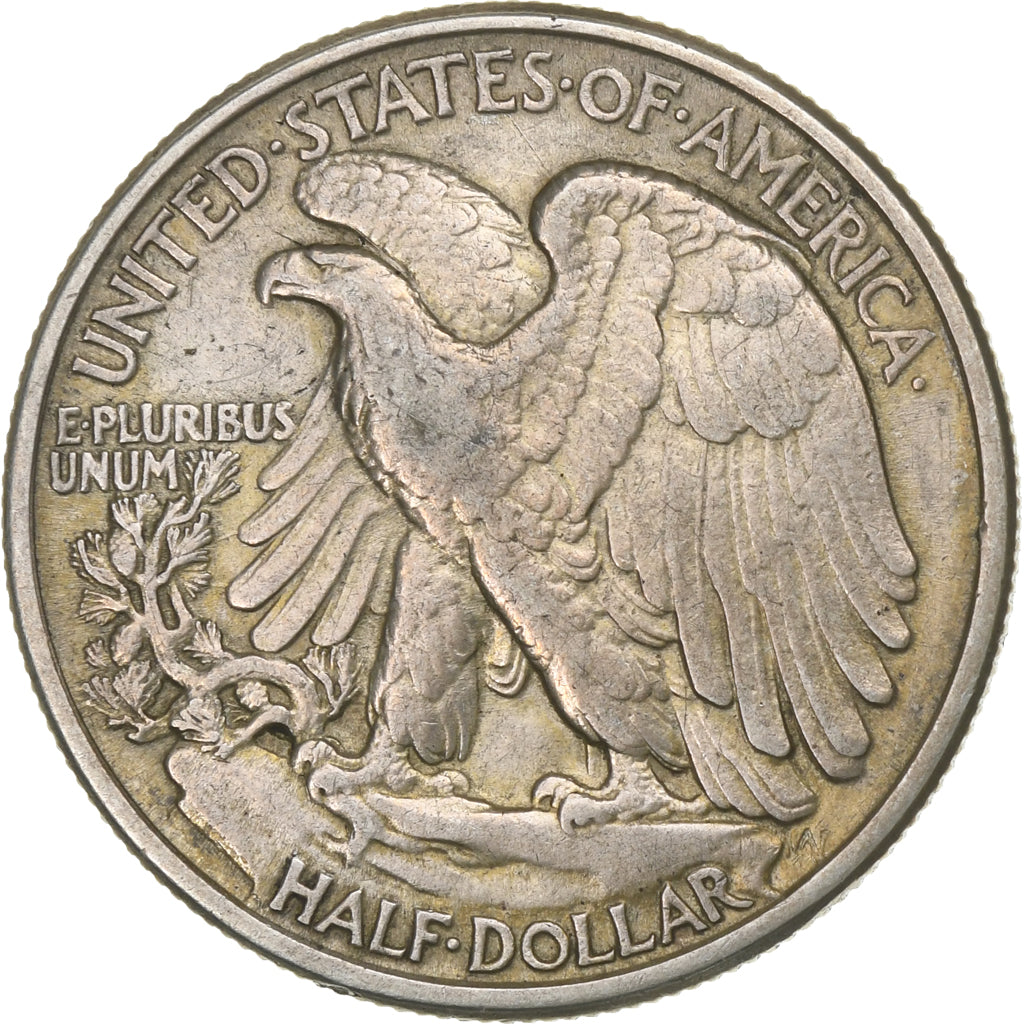 United States, Half Dollar, Walking Liberty, 1944, Philadelphia, Silver