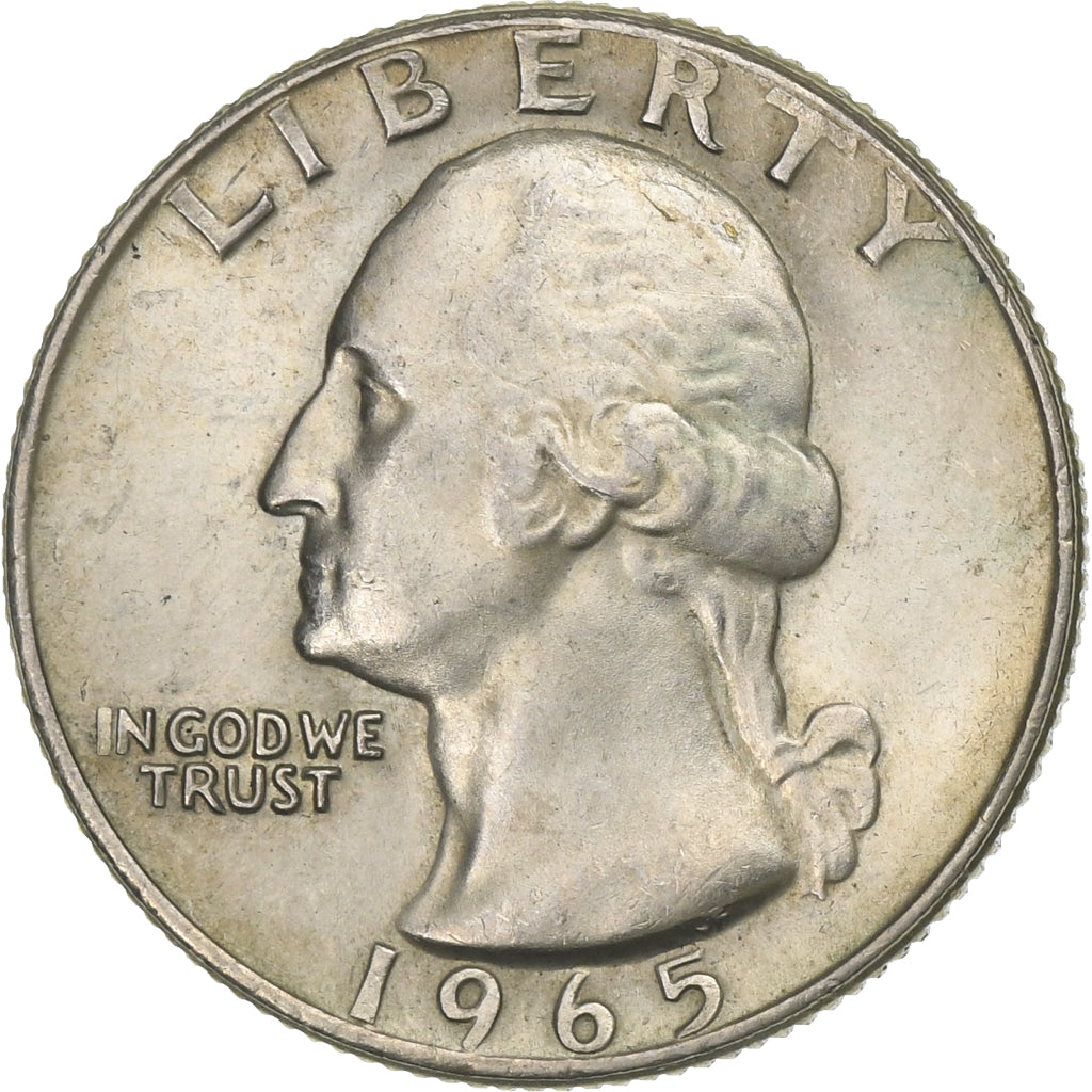 Vereinigte Staaten, Quarter, 1965, Philadelphia, Copper-Nickel Clad Copper, SS