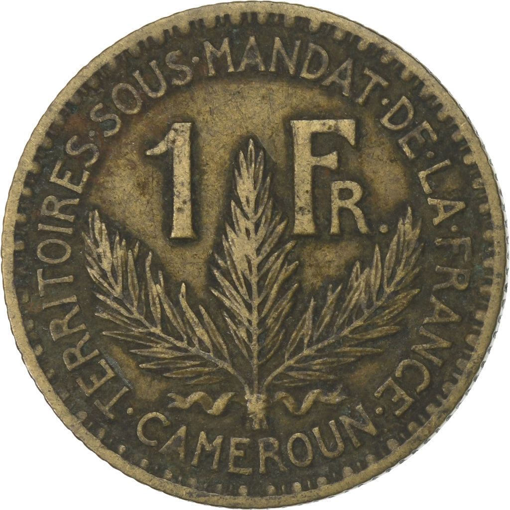 Coin, Cameroon, Franc, 1924, Paris, VF(30-35), Aluminum-Bronze, KM:2