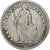 Suiza, Franc, 1877, Bern, Plata, BC, KM:24