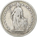 Suiza, Franc, 1914, Bern, Plata, MBC, KM:24
