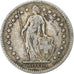 Suisse, Franc, 1907, Bern, Argent, TTB, KM:24