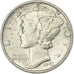 United States, Dime, Mercury Dime, 1943, U.S. Mint, Silver, VF(30-35), KM:140