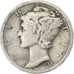 États-Unis, Dime, Mercury Dime, 1920, U.S. Mint, Argent, TB, KM:140