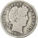 Stati Uniti, Dime, Barber Dime, 1911, U.S. Mint, Argento, MB+, KM:113