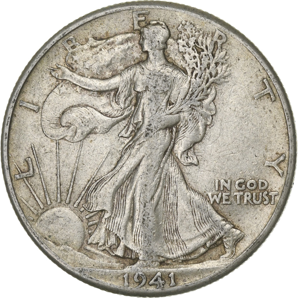 Vereinigte Staaten, Half Dollar, Walking Liberty Half Dollar, 1941, U.S. Mint