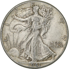 Vereinigte Staaten, Half Dollar, Walking Liberty Half Dollar, 1941, U.S. Mint