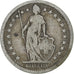 Switzerland, 2 Francs, 1878, Bern, Silver, VF(20-25), KM:21